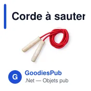 Corde à sauter personnalisable avec logo - Galtax - Miniature 3