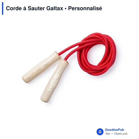Corde à sauter personnalisable avec logo - Galtax - Image 9