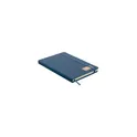 Variante bleu - Carnet A5 personnalisable en RPET avec logo - CORDI NOTE