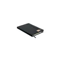 Variante noir - Carnet A5 personnalisable en RPET avec logo - CORDI NOTE