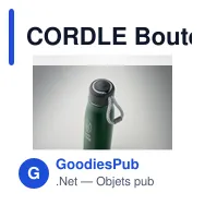 CORDLE Bouteille double paroi 500 ml - Miniature 4