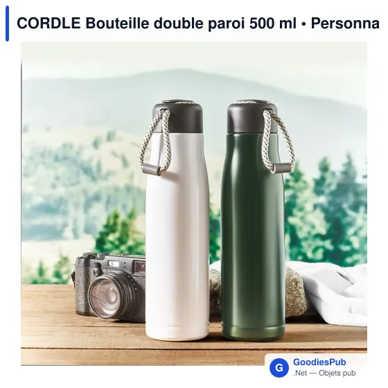 CORDLE Bouteille double paroi 500 ml - Image 5
