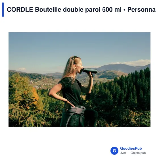 CORDLE Bouteille double paroi 500 ml - Image 8