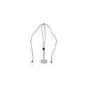 Variante Gris clair - Cordon pour téléphone personnalisable en R-PET réglable avec logo - 82 cm