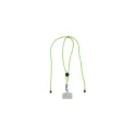 Variante Vert clair - Cordon pour téléphone personnalisable en R-PET réglable avec logo - 82 cm
