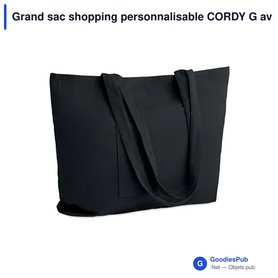 Grand sac shopping personnalisable CORDY G avec logo - Image 10