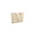 Variante beige - Grand sac shopping personnalisable CORDY G avec logo