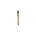 Variante noir - Stylo à bille personnalisable en liège avec logo - Cork ECO Write