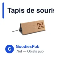Tapis de souris personnalisable avec chargeur sans fil - Cork Wirelessavec logo - Miniature 1
