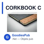 CORKBOOK Carnet A5 en liège RPET - Miniature 11