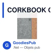 CORKBOOK Carnet A5 en liège RPET - Miniature 3