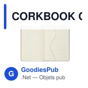 CORKBOOK Carnet A5 en liège RPET - Miniature 4