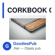 CORKBOOK Carnet A5 en liège RPET - Miniature 5
