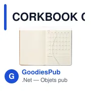 CORKBOOK Carnet A5 en liège RPET - Miniature 6