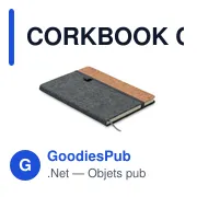 CORKBOOK Carnet A5 en liège RPET - Miniature 7