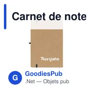 Carnet de notes personnalisable en liège A5 avec logo - Miniature 2
