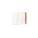 Variante rouge - Carnet de notes personnalisable en liège A5 avec logo