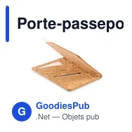 Porte-passeport personnalisable en liège avec logo - CORKPASS - Miniature 5