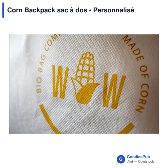 Sac à dos personnalisable Corn Backpack avec logo - Image 2