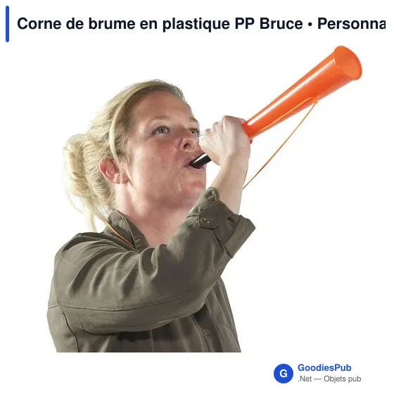 Corne de brume personnalisable en plastique PP avec logo - Image 11