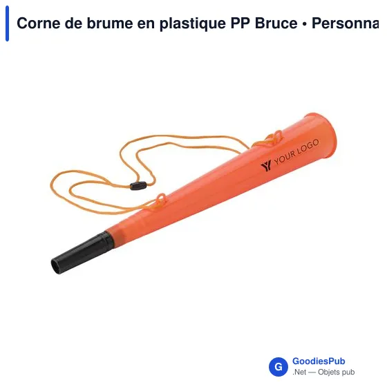 Corne de brume personnalisable en plastique PP avec logo - Image 12