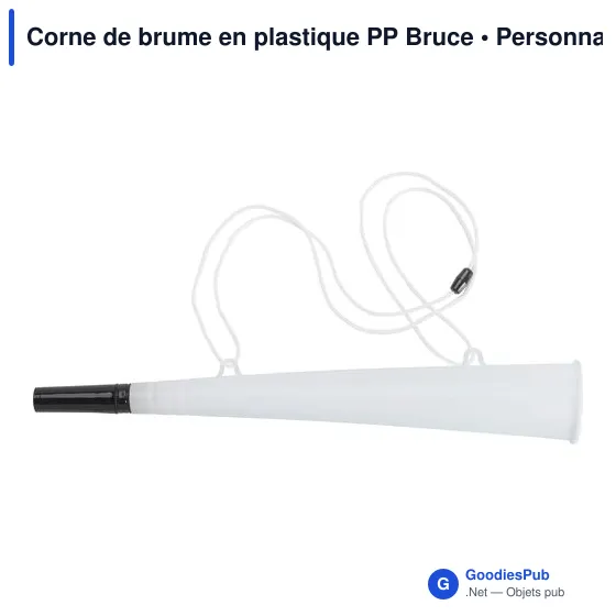Corne de brume personnalisable en plastique PP avec logo - Image 5