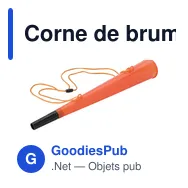 Corne de brume personnalisable en plastique PP avec logo - Miniature 10