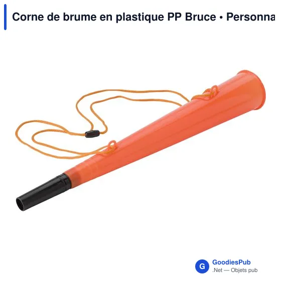 Corne de brume personnalisable en plastique PP avec logo - Image 10