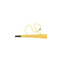 Variante jaune - Corne de brume personnalisable en plastique PP avec logo