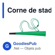 Corne de stade - Miniature 1
