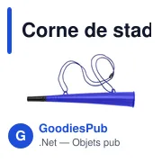 Corne de stade - Miniature 3