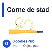 Corne de stade - Miniature 8