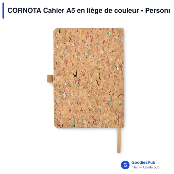 CORNOTA Cahier A5 en liège de couleur - Image 3