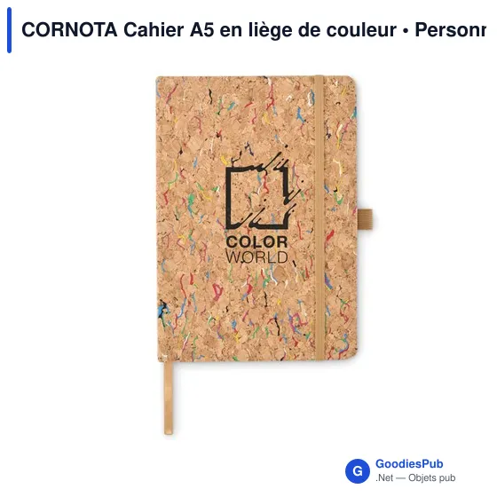 CORNOTA Cahier A5 en liège de couleur - Image 6