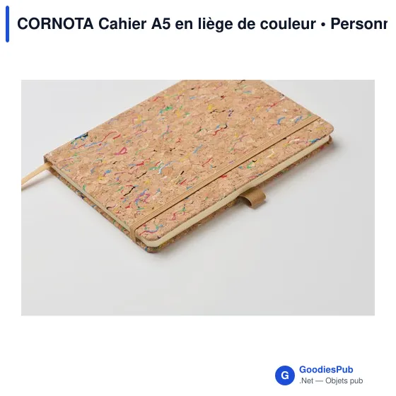 CORNOTA Cahier A5 en liège de couleur - Image 7