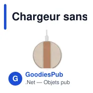 Chargeur sans fil personnalisable en liège 15W avec logo - Miniature 9