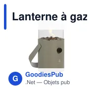 Lanterne à gaz personnalisable Cosiscoop Original avec logo - Miniature 1