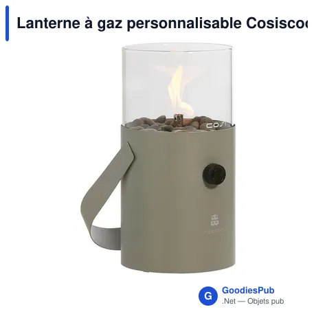 Lanterne à gaz personnalisable Cosiscoop Original avec logo