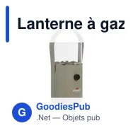 Lanterne à gaz personnalisable Cosiscoop Original avec logo - Miniature 2