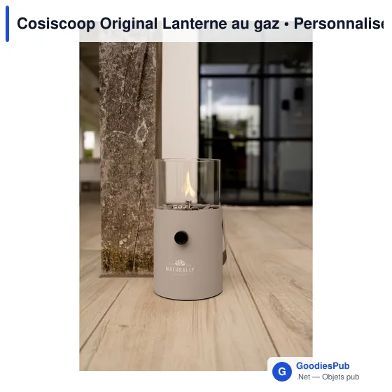 Lanterne à gaz personnalisable Cosiscoop Original avec logo - Image 11