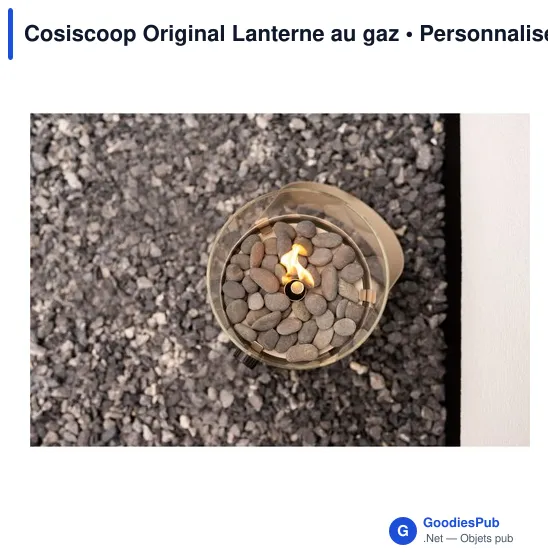Lanterne à gaz personnalisable Cosiscoop Original avec logo - Image 12