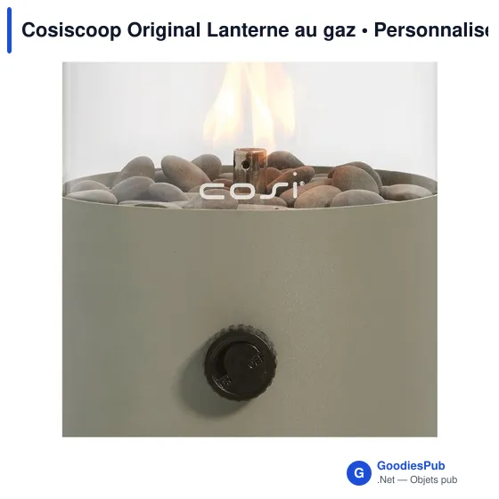 Lanterne à gaz personnalisable Cosiscoop Original avec logo - Image 3