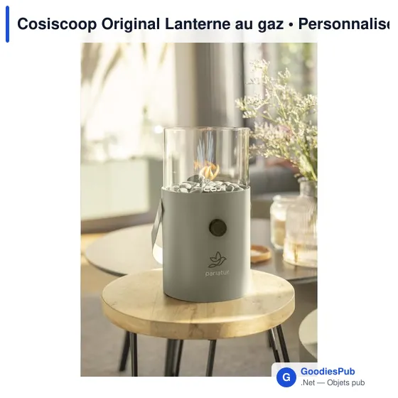 Lanterne à gaz personnalisable Cosiscoop Original avec logo - Image 4
