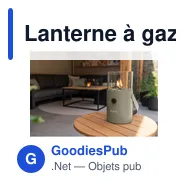 Lanterne à gaz personnalisable Cosiscoop Original avec logo - Miniature 5