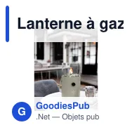 Lanterne à gaz personnalisable Cosiscoop Original avec logo - Miniature 7