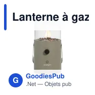 Lanterne à gaz personnalisable Cosiscoop Original avec logo - Miniature 8