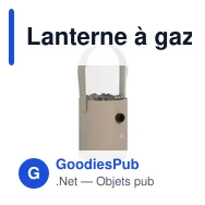 Lanterne à gaz personnalisable Cosiscoop Original avec logo - Miniature 9
