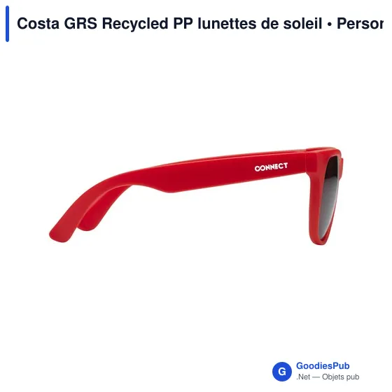 Lunettes de soleil personnalisables en PP recyclé avec logo - Image 2