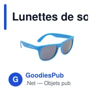 Lunettes de soleil personnalisables en PP recyclé avec logo - Miniature 11