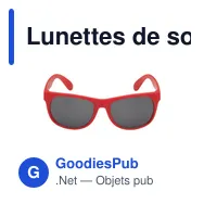 Lunettes de soleil personnalisables en PP recyclé avec logo - Miniature 4